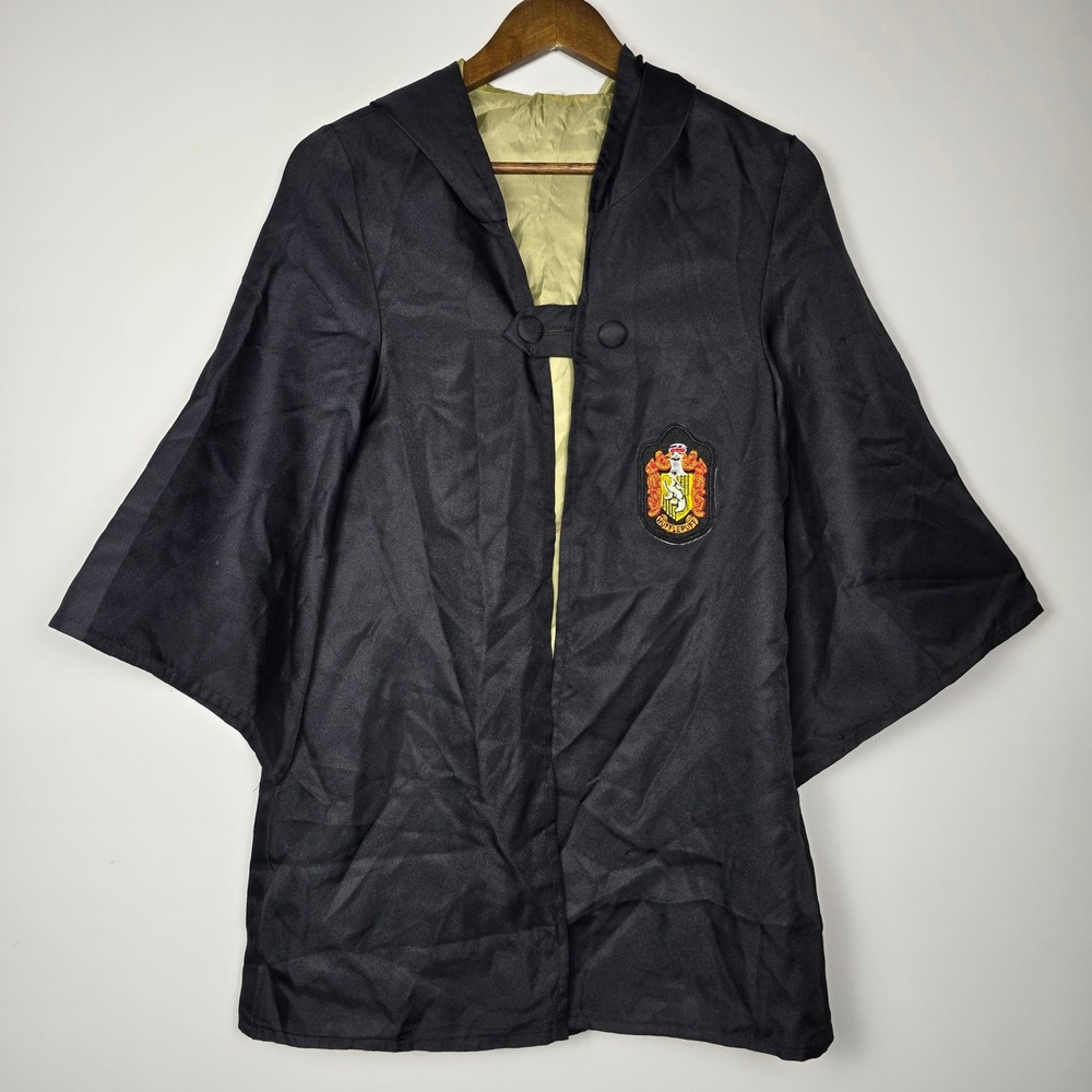 Hufflepuff Harry Potter Kids Cape Robe Cloak Costume Cosplay Medium Large